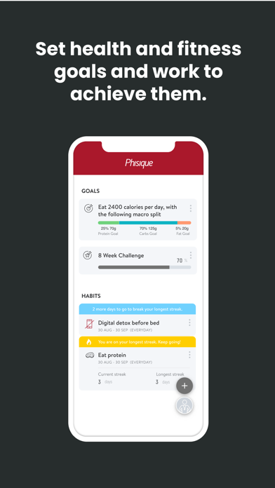 Phisique App Screenshot
