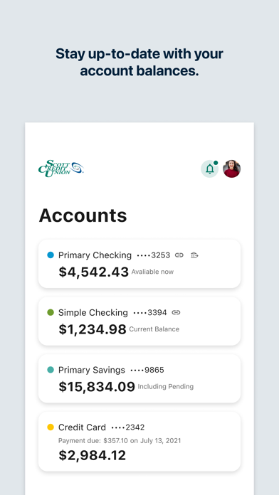 Scott Credit Union Screenshot