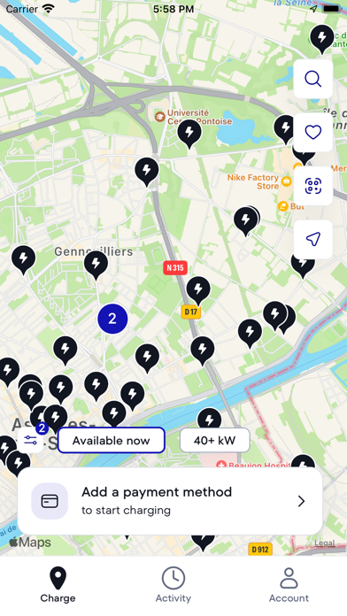 La borne bleue Screenshot