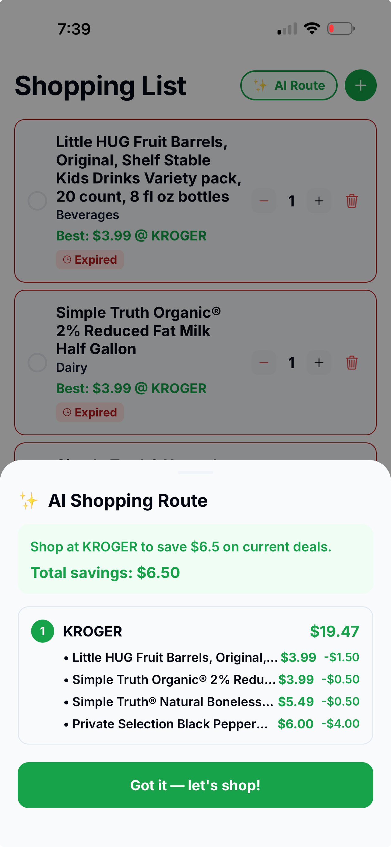 GrocerSaver screenshot 5