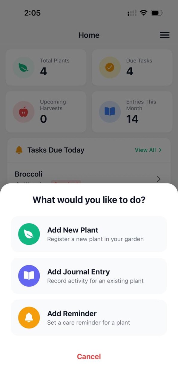 iPhone screenshot