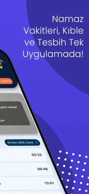 Takva Saati: İmsakiye, Tesbih screenshot 2