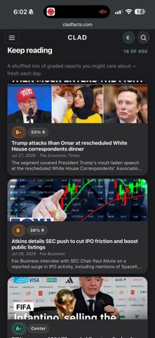 CladFacts Screenshot 2 of 9