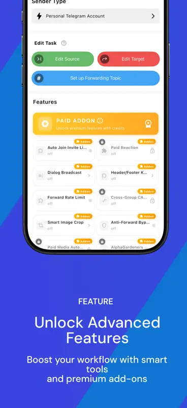 AutoForward For Telegram screenshot 2 of 10