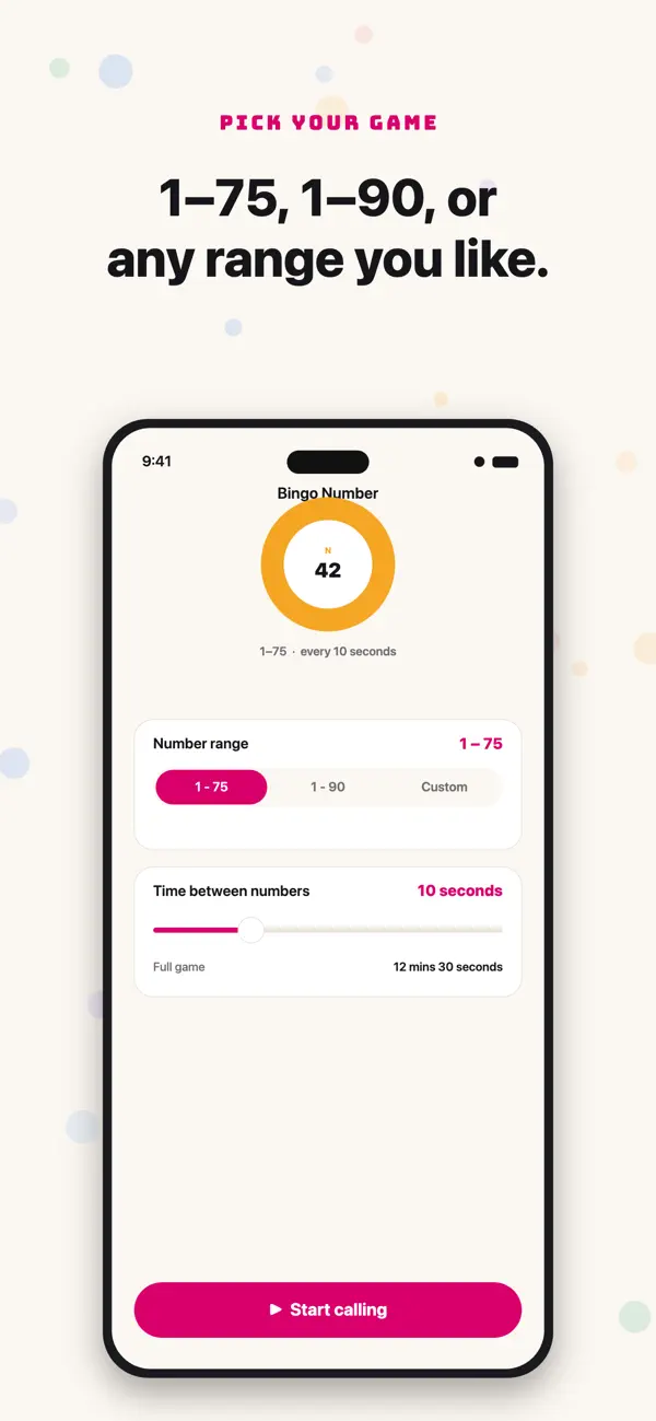 Screenshot #2 pour Bingo / tambola Games Number