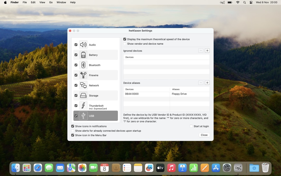 #9. hwKlaxon (macOS) 由: Jozsef Czompo