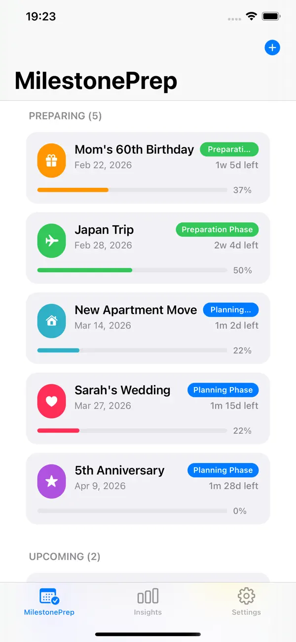 #1. MilestonePrep (iOS) di: 小琴 庹