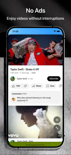 Captura de pantalla de YouPlay: AdBlock De YouTube en iPhone 2