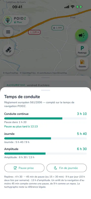 POIDZ : GPS camion poids lourd screenshot 6 of 6