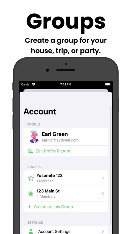 Dwell: Roommate Home Organizer screenshot-3