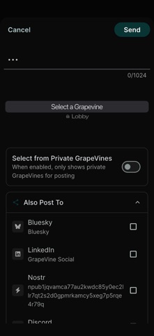 GrapeVine Social Screenshot 8 of 10