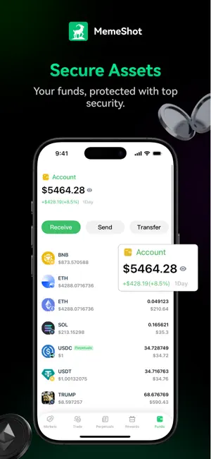 Memeshot: trade memecoins screenshot 4
