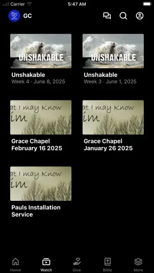 Grace Chapel - 4SQ screenshot 2