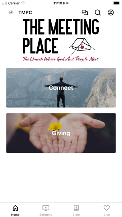 Meeting Place CHURCH app screenshot