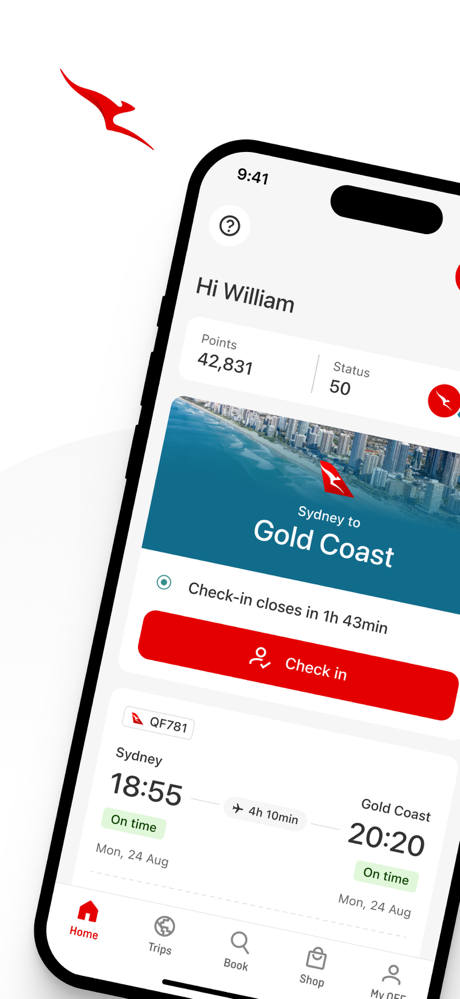 Qantas Airways screenshot 1