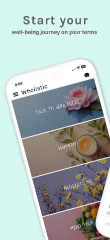 WHOLISTIC Wellness Screenshot 2 of 8
