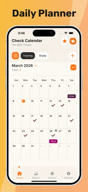 Check Calendar: Habit Tracker screenshot 1