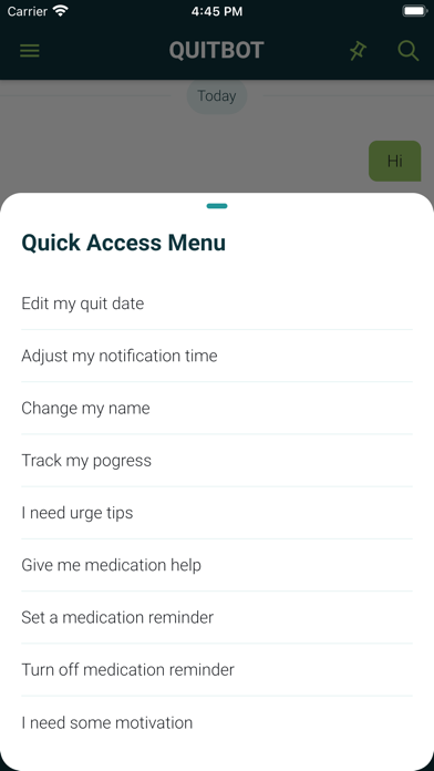 QuitBot: Quit Smoking Coach Screenshot