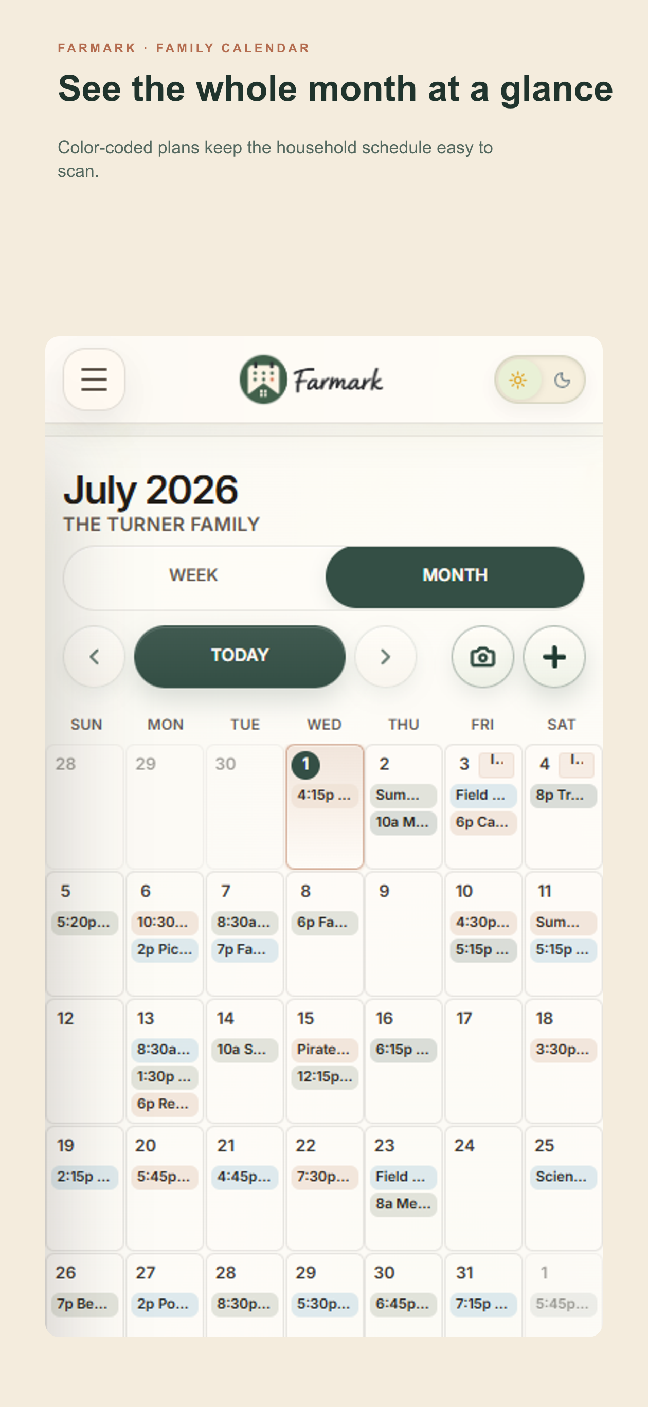 Farmark: Family Calendar screenshot 5