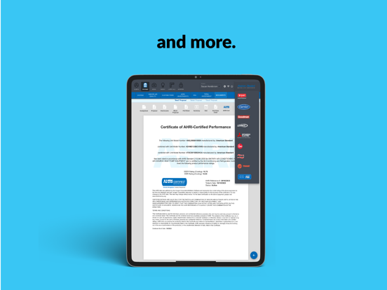AirMatch Pro iPad screenshot 7 - Business app