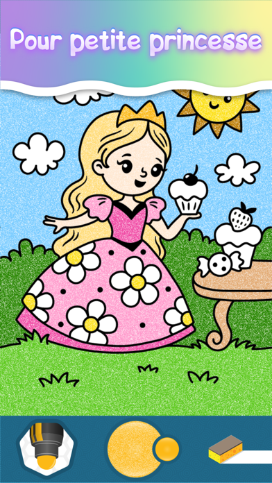 Screenshot #1 pour Jeux de Coloriage pour fille