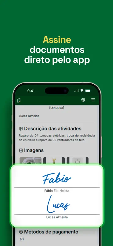 Fazer Orçamento PDF e Recibo screenshot 3 of 6