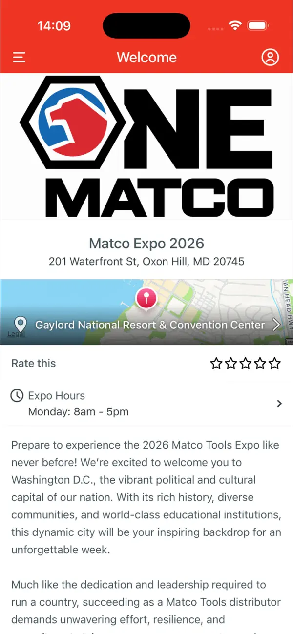 Screenshot #2 pour Matco Tools Expo App