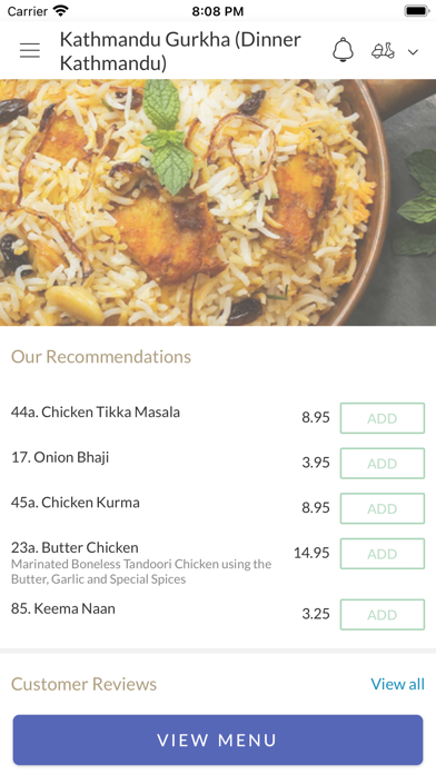 Screenshot #2 pour Kathmandu Gurkha Restaurant