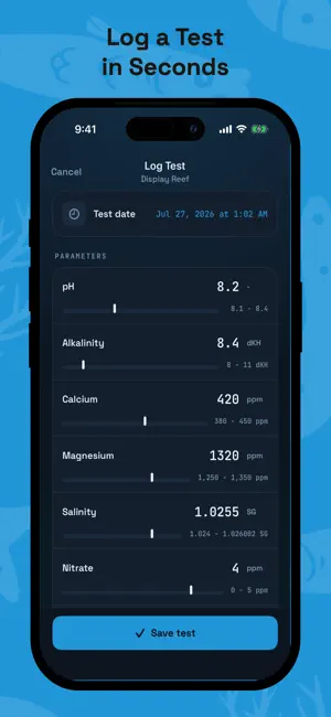 TankVitals - Aquarium Log screenshot 3