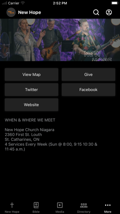 New Hope Church Niagara Screenshot
