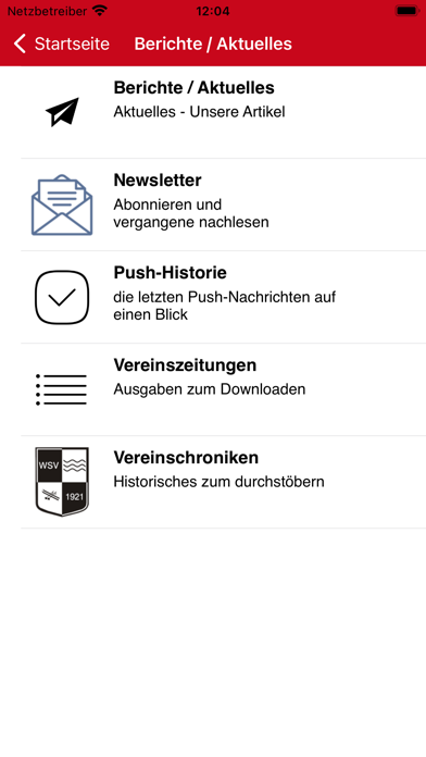 Wolfenbütteler Schwimmverein Screenshot