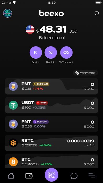 Screenshot #1 pour Beexo Wallet