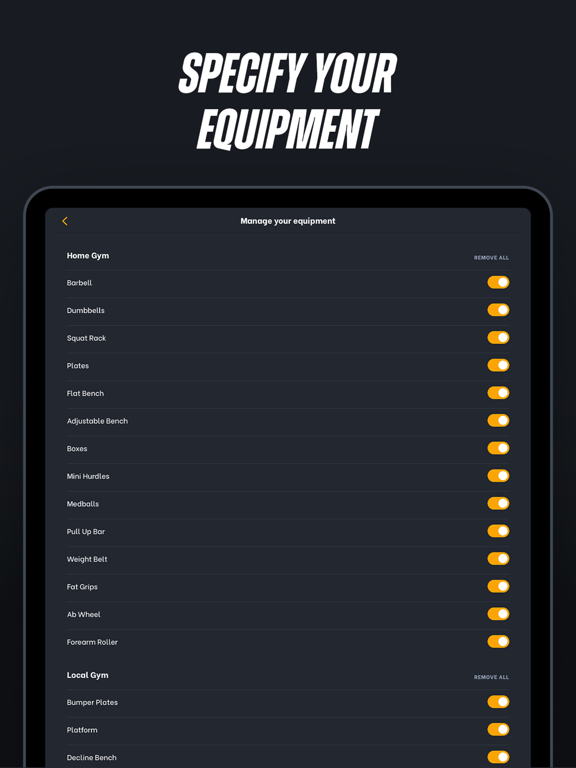 Peak Strength iPad screenshot 9 - Health & Fitness app