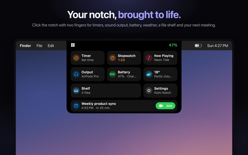 Kishi Notch Lite screenshot 1
