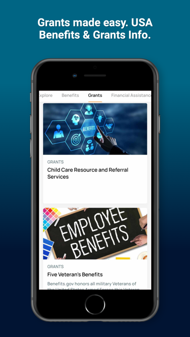USA Benefits & Grants 24 Info Screenshot