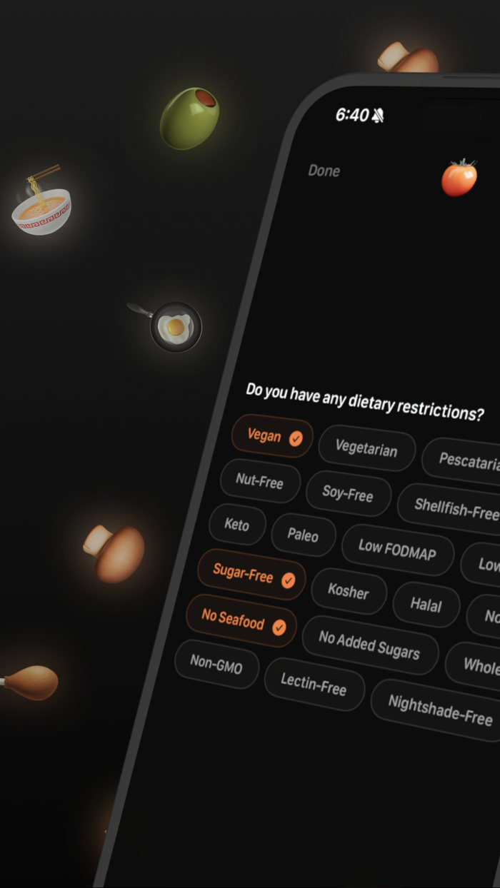 crunchy tomatoes menu scanner