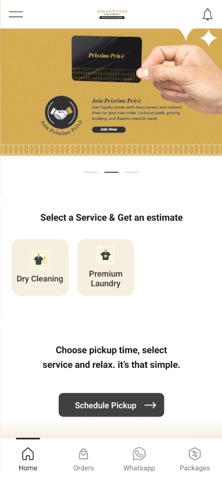 Pristino - Premium Drycleaning Screenshot 1 of 5