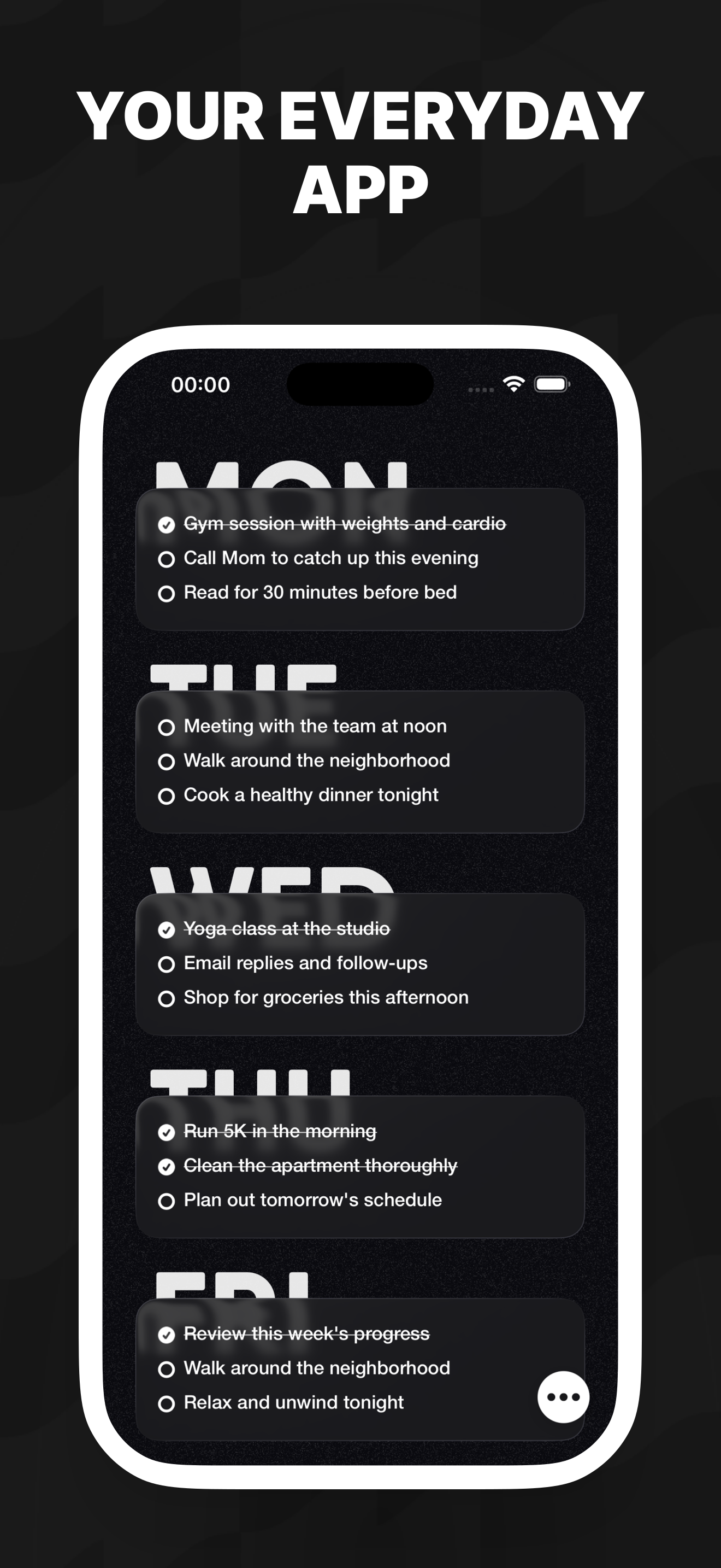 Weekly Calendar App