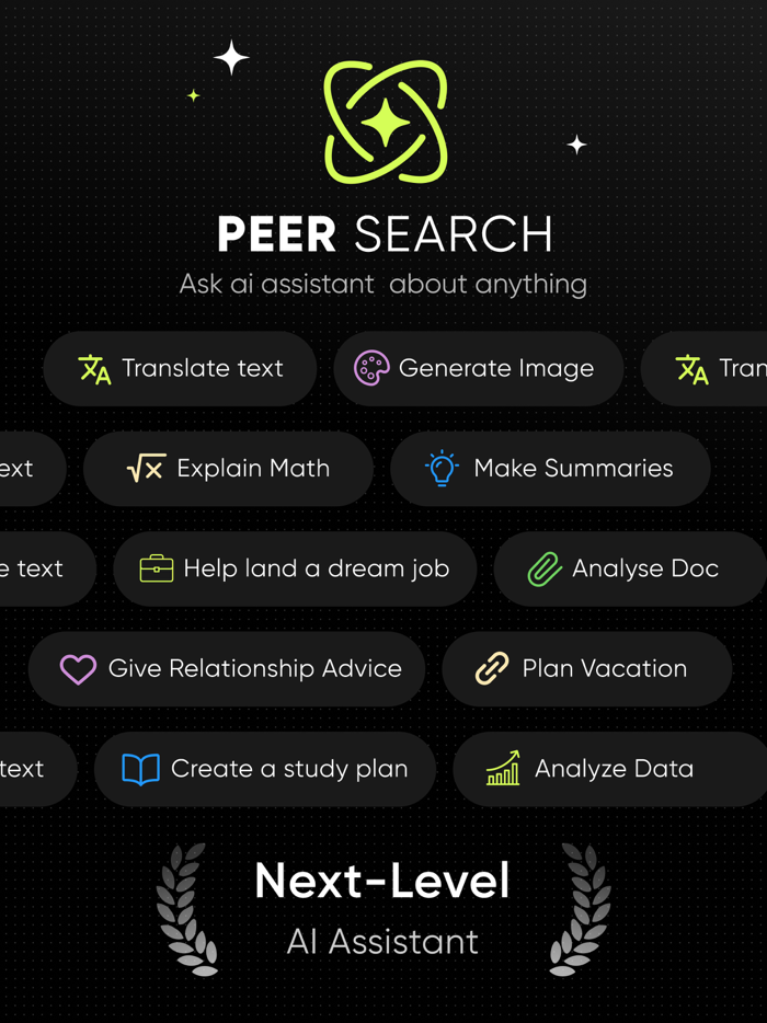 PeerSearch AI Search Assistant