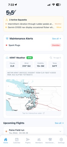 5-by-5 Aviation screenshot