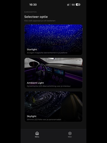 GarageTCS iPad screenshot