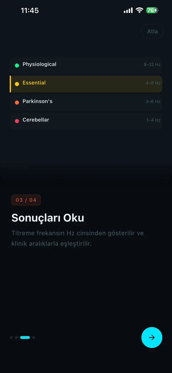 Screenshot #2 pour Tremor Meter