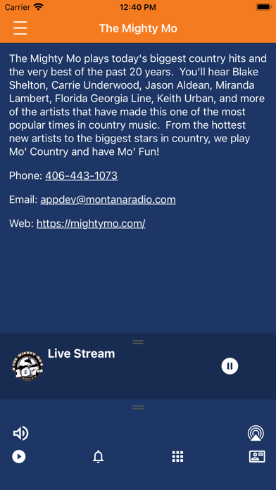 Screenshot 4 of Montana Radio Company App