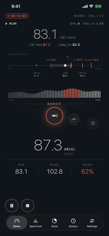 Sonomètre Sonolab: Decibel dB screenshot 4 of 9