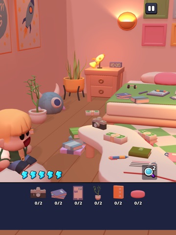 Find Out Happy Village Puzzle iPad screenshot