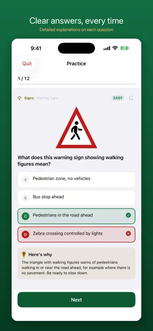 Motorcycle Theory Test Prep UK screenshot 3