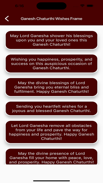Ganesh Chaturthi Wishes Frame Screenshot