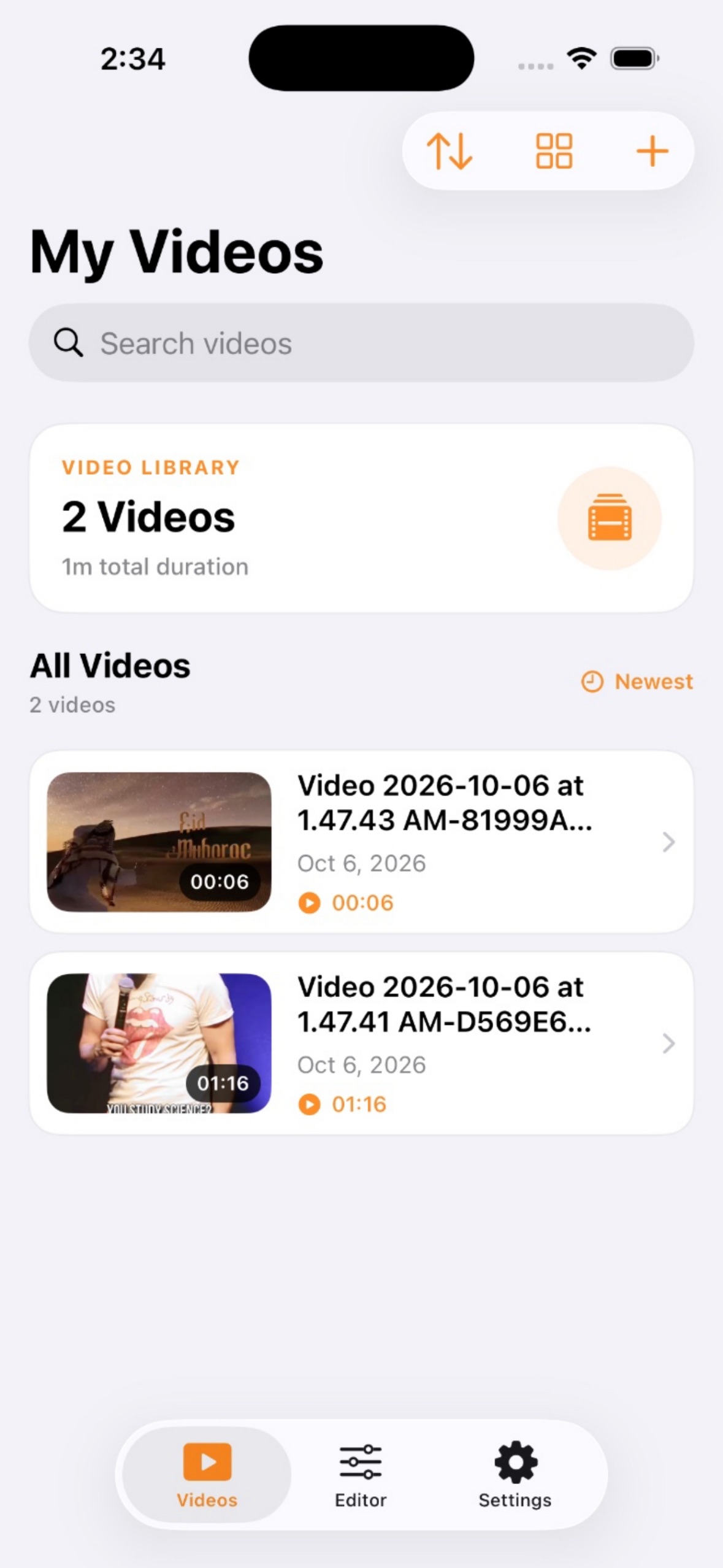 Screenshot 1 of Vidmore :Video Player & Editor