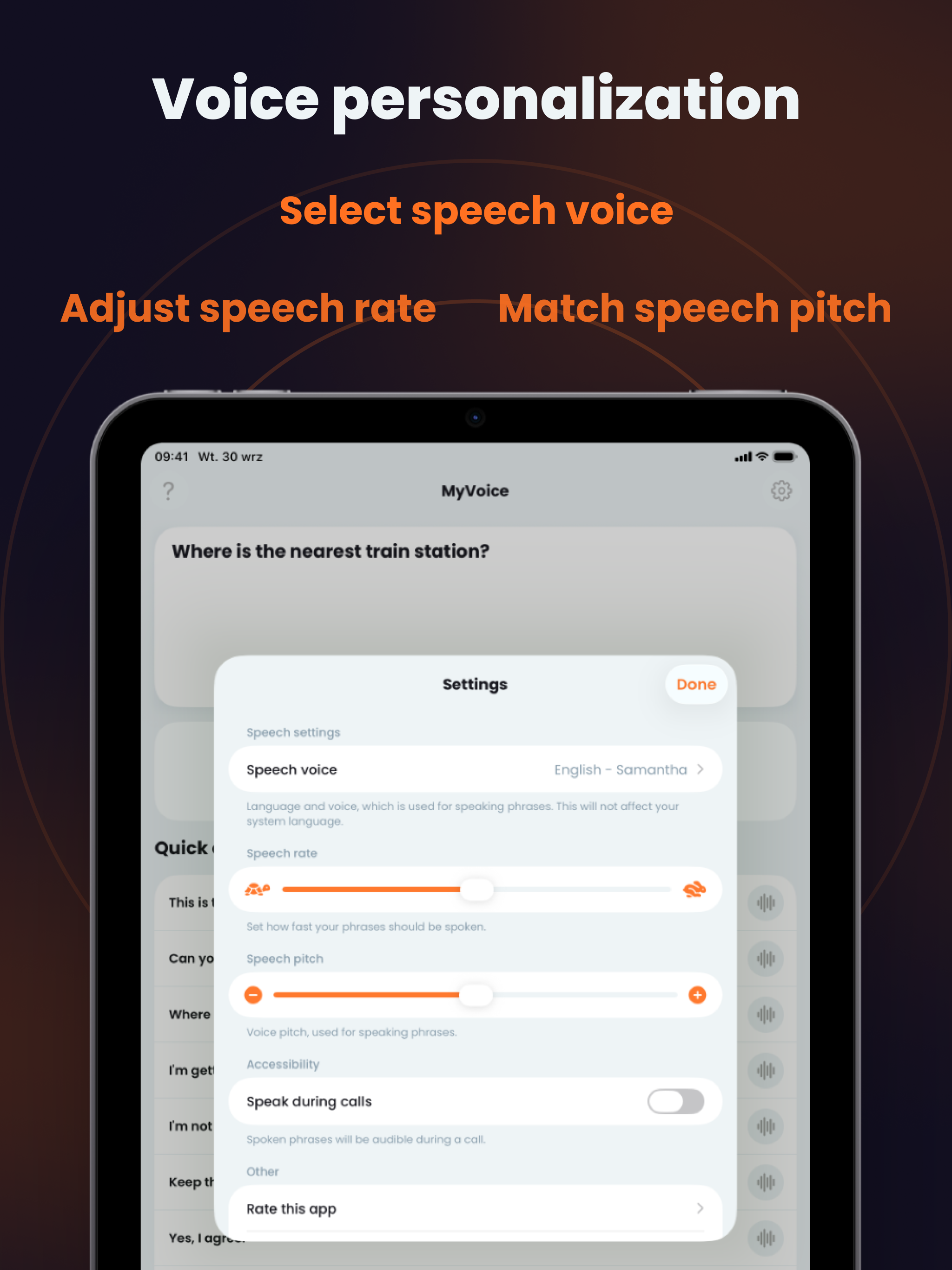 MyVoice - Speech Assistant
