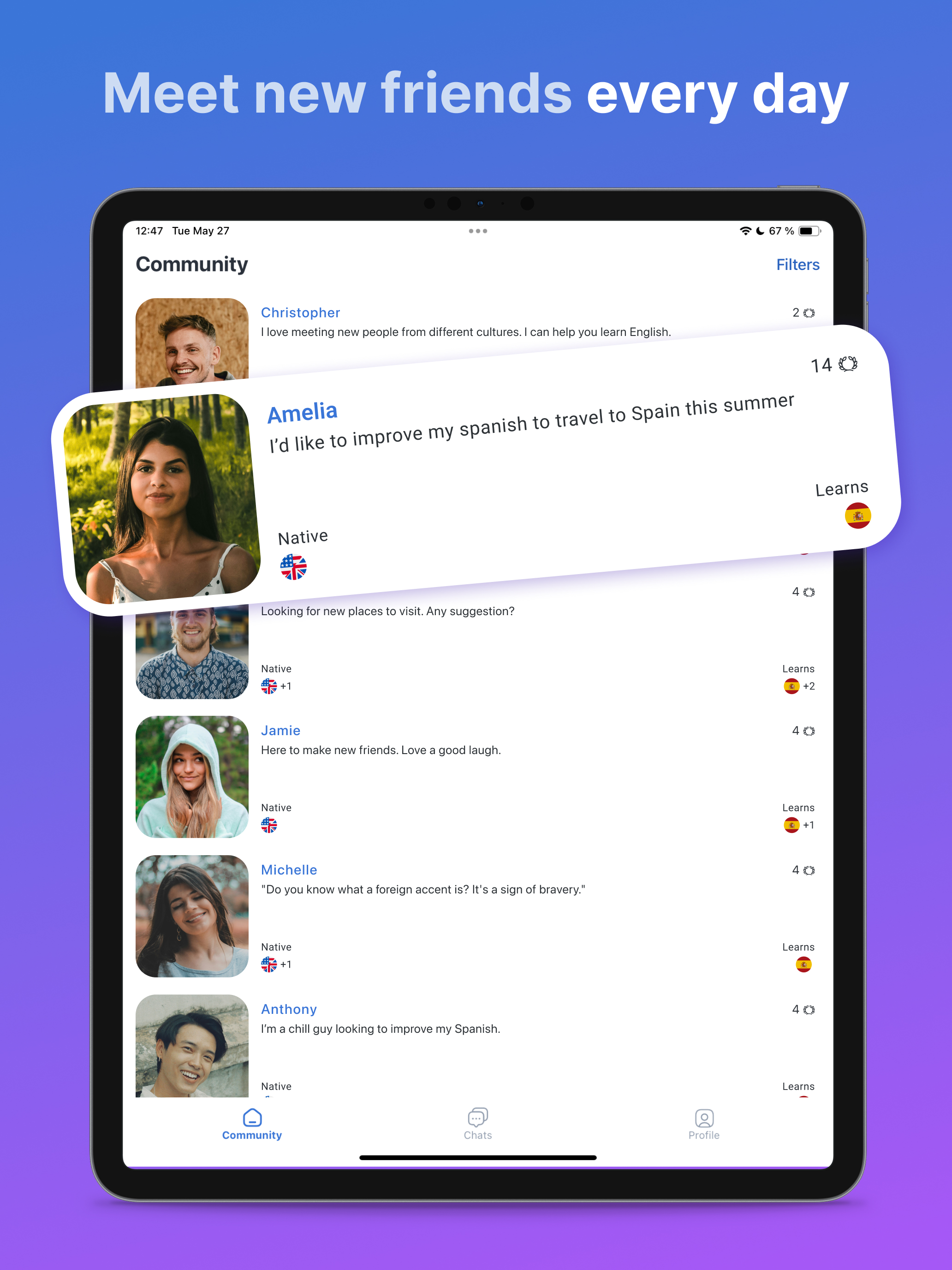Speaky - Language Exchange screenshot 5